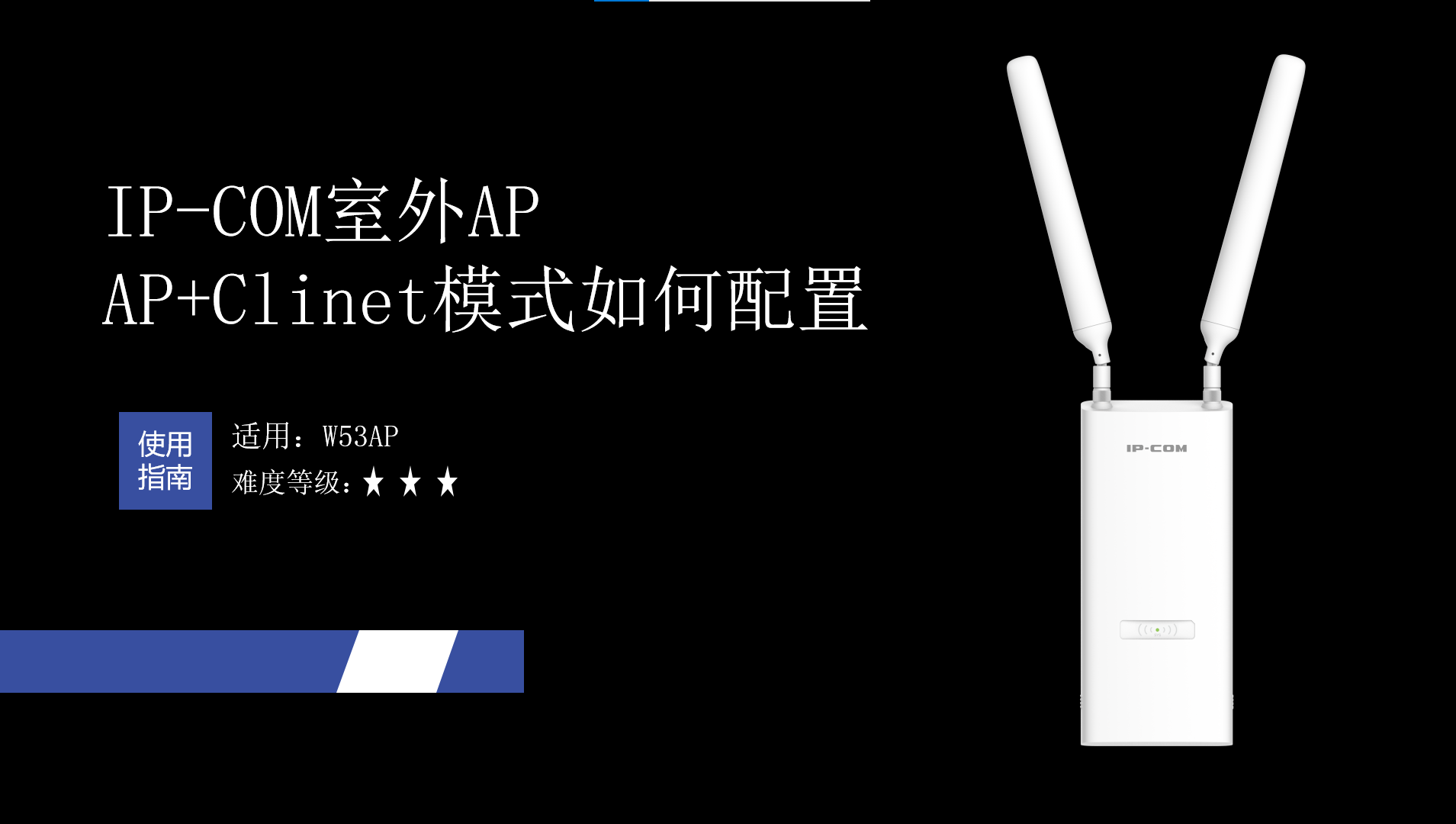 W53AP AP+client模式如何配置