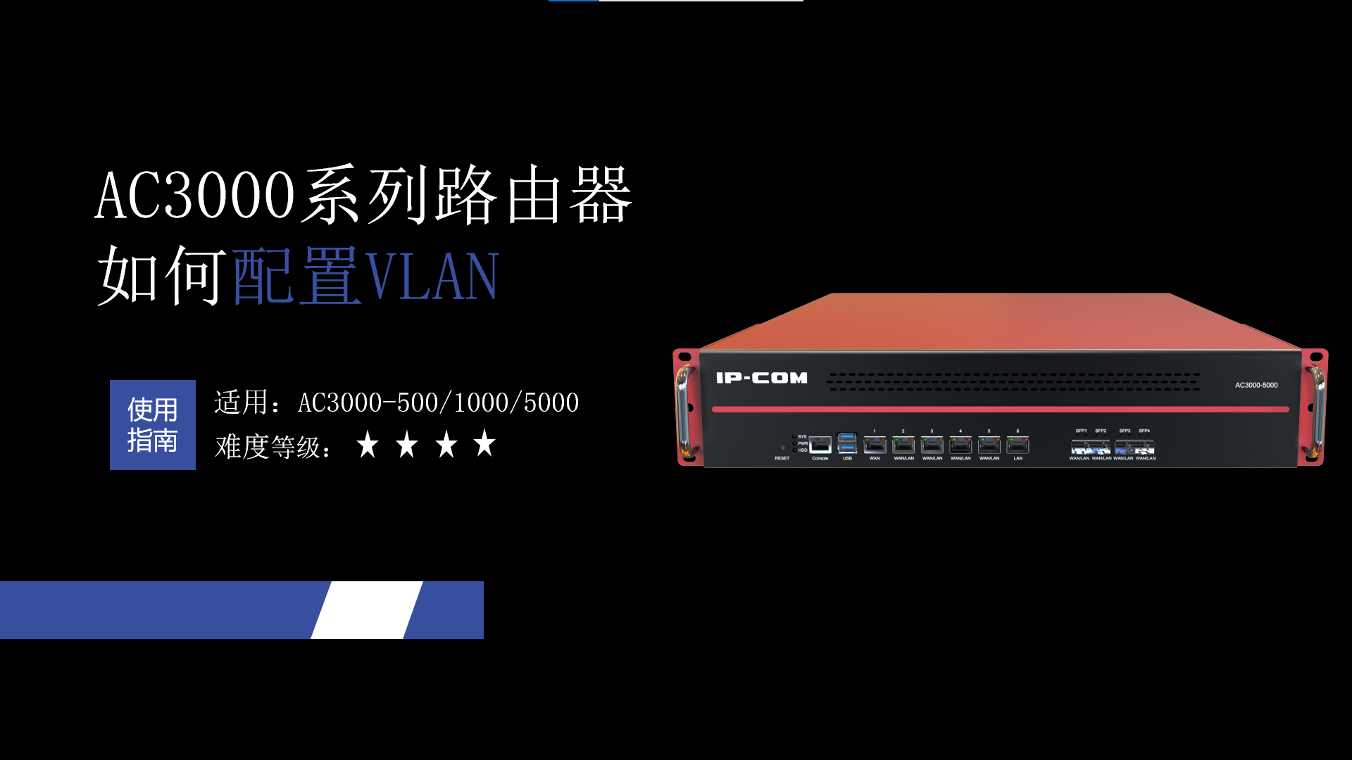 AC3000系列多业务路由器如何配置VLAN