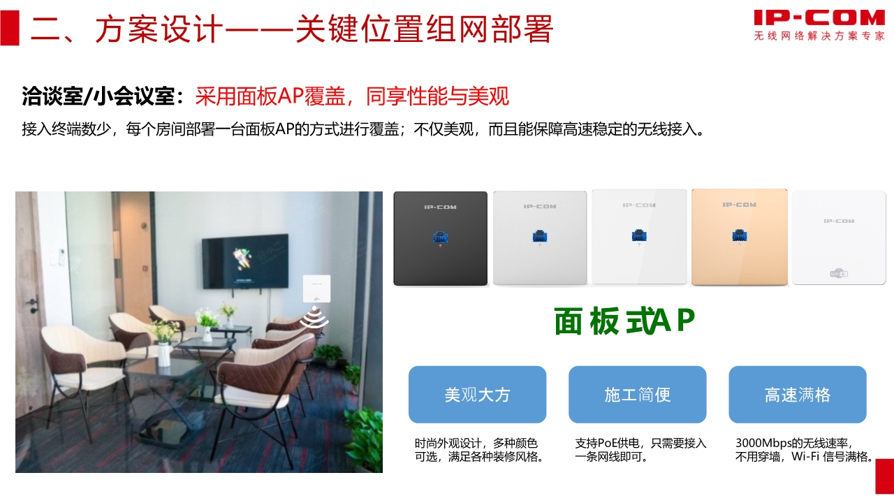 IP-COM企业WLAN解决方案介绍（200人）-IP-COM官网-无线网络解决方案专家