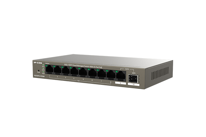 G2210P-8-102W 9GE 1SFP Cloud Managed Switch With 8-Port PoE-IP-COM-World  Wide Wireless