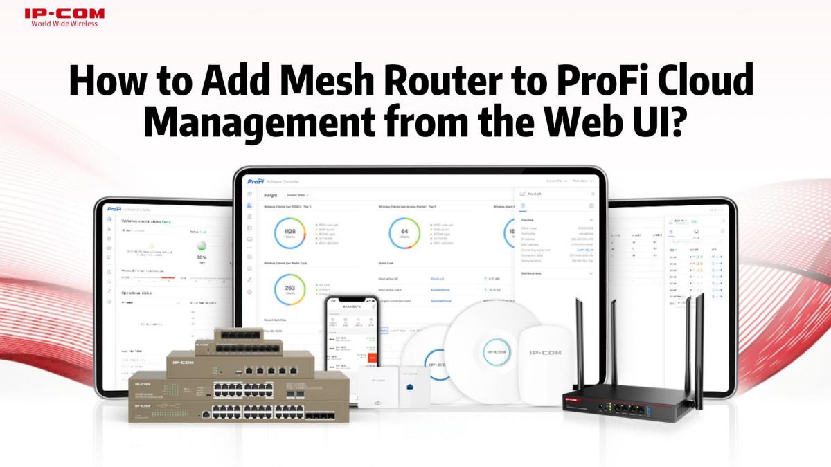 How to add Mesh router to Profi Cloud Management from the Web UI