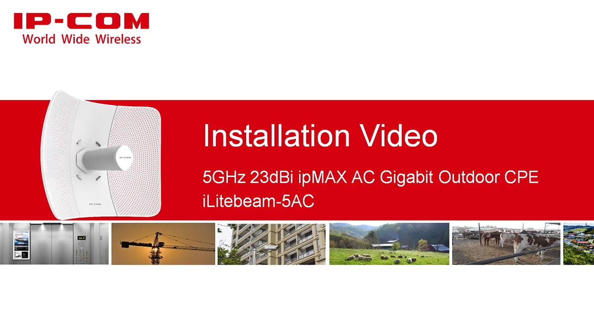 Outdoor CPE installation video demo