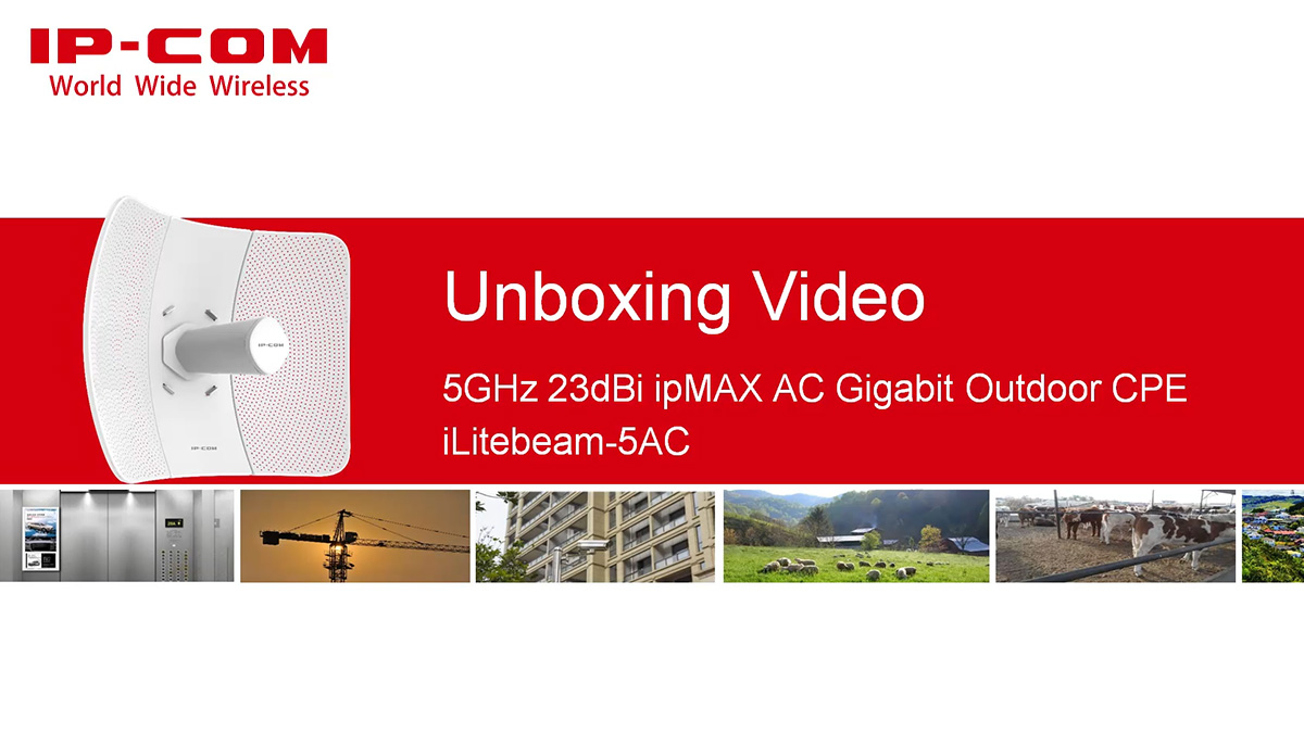 Outdoor CPE unboxing video demo